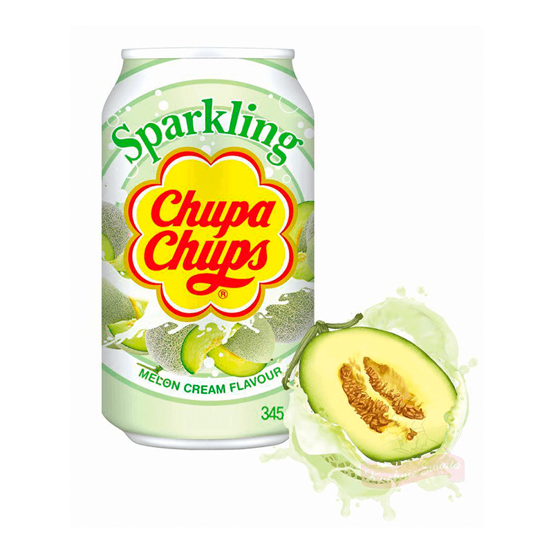 Chupa Chups Sparkling Melon Cream – 345ml