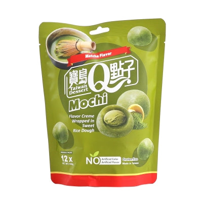 Mochi cu cremă de ceai verde – Desert taiwanez (180g)