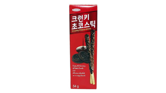 Sticksuri crocante cu ciocolată și crumble – Sunyoung (54g)