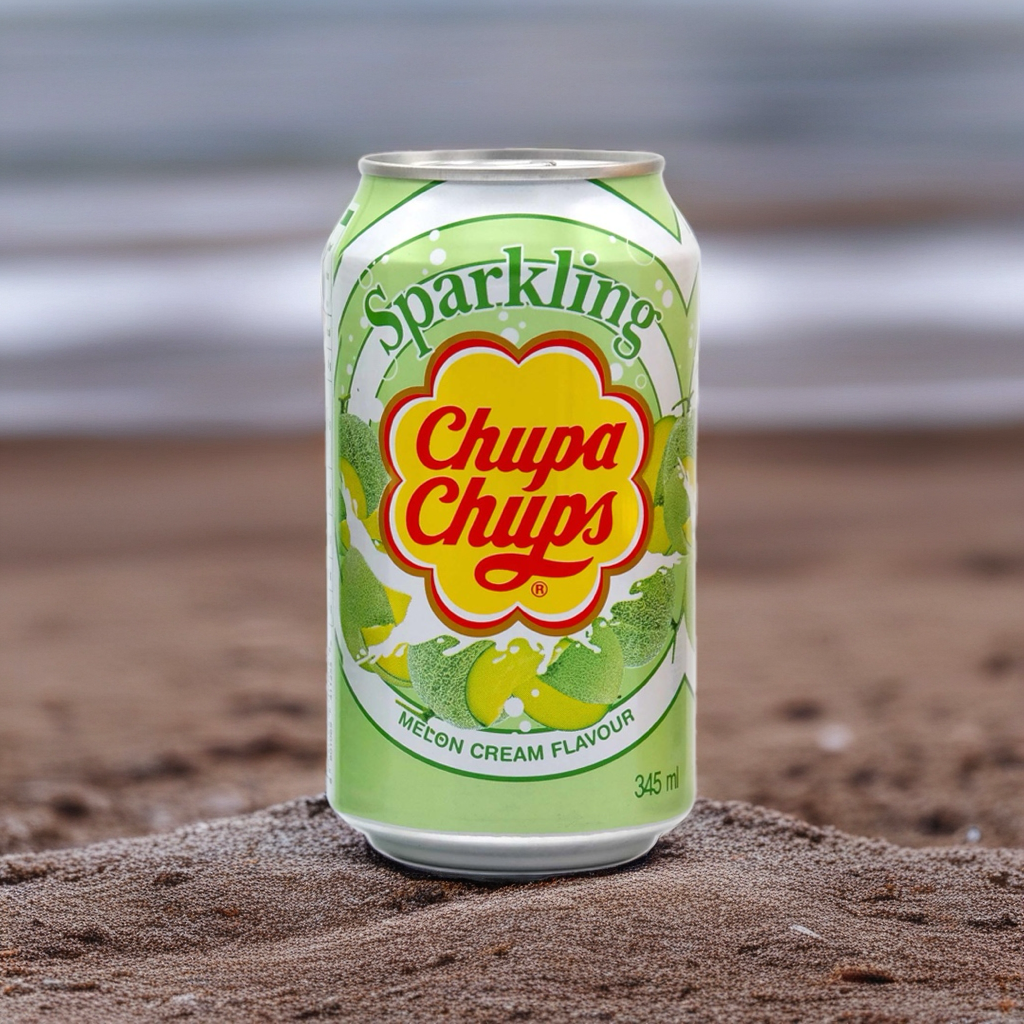 Chupa Chups Sparkling Melon Cream – 345ml