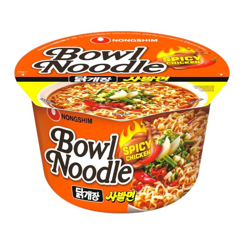 Tăiței instant cupă cu pui picant – Nongshim Bowl Noodle (100g)