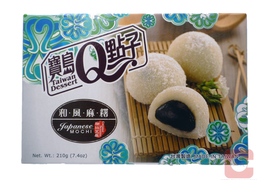 Mochi japonez cu cocos și susan – Desert taiwanez (210g)