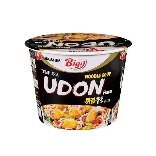 Supă instant cu tăiței Udon și aromă de Tempura – Nongshim Big Bowl (111g)