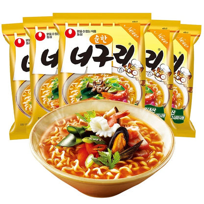 Tăiței Instant Nongshim cu Gust de Fructe de Mare (Mild) – 120g