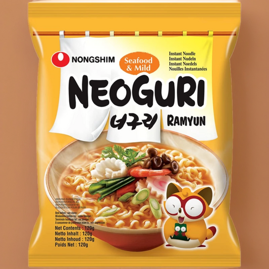 Tăiței Instant Nongshim cu Gust de Fructe de Mare (Mild) – 120g