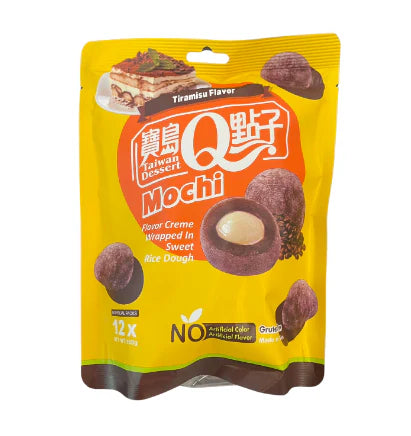 Mochi cu aromă de tiramisu – Desert taiwanez (180g)