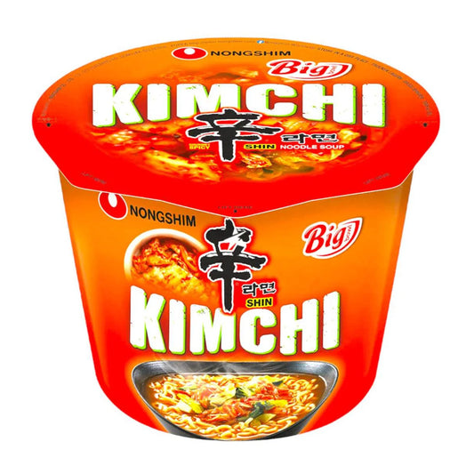 Tăiței instant cu aromă de kimchi – Nongshim Shin Big Bowl (112g)